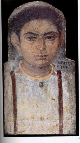 A Boy, Antinoopolis, AD 130-150 (Cambridge, Fitzwilliam Museum, E 5.1981)